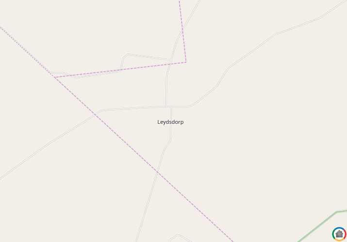 Map location of Leydsdorp